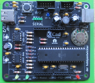 ITP3-Modul - LCD02-PS2-DRIVE