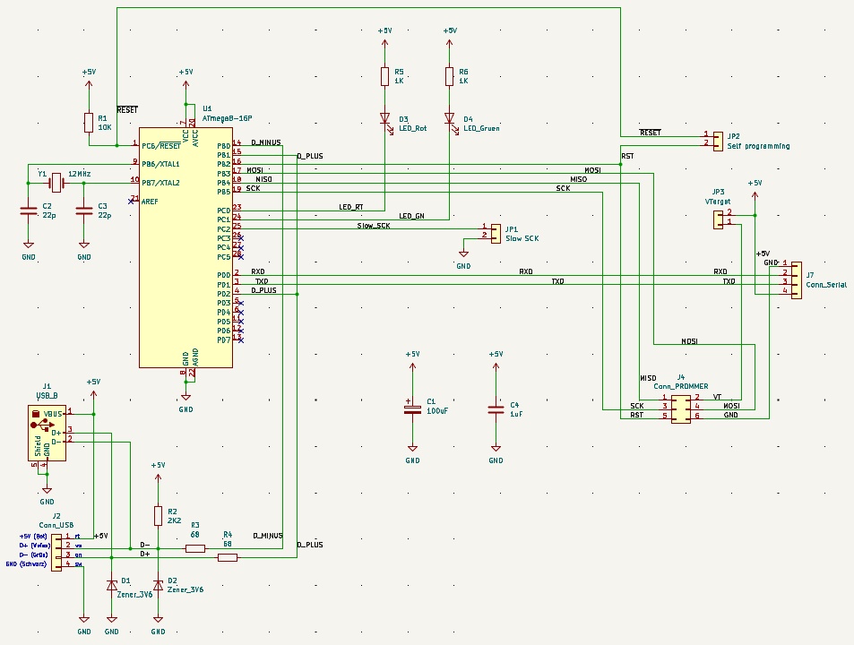 Schaltplan USBasp V3